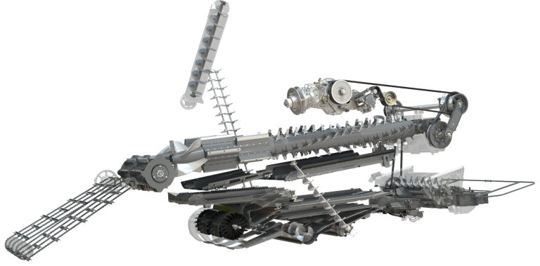 Image d'illustration pour la formation Flux de récolte et chaîne cinématique moissonneuses batteuses et ensileuses