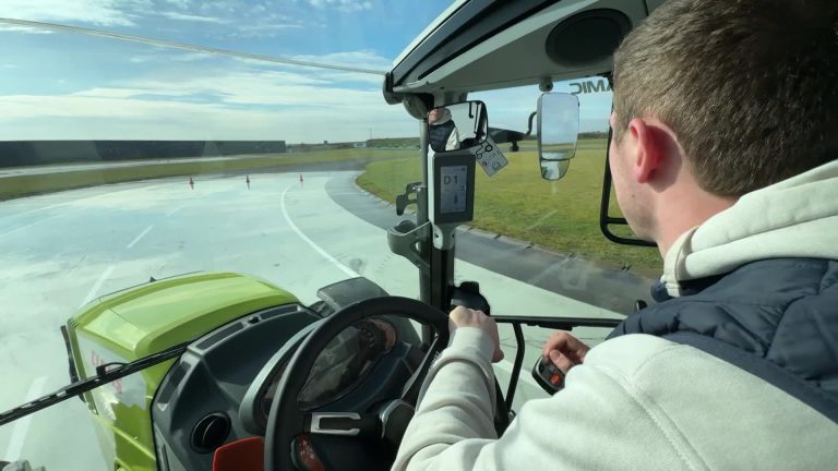 Conduite du tracteur