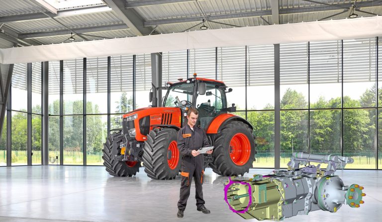 Image d'illustration pour la formation Kubota – Tracteur agricole M7003 Powershift